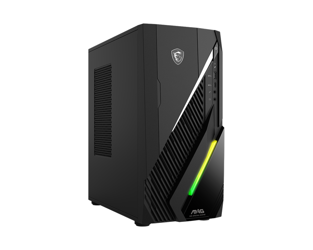 Gaming PC MSI MAG Infinite E1 Barebone, Intel Core i5-14400, H610 Motherboard, 500W PSU, No RAM/No GPU/No SSD – Custom Build Ready, 936-B91111-001