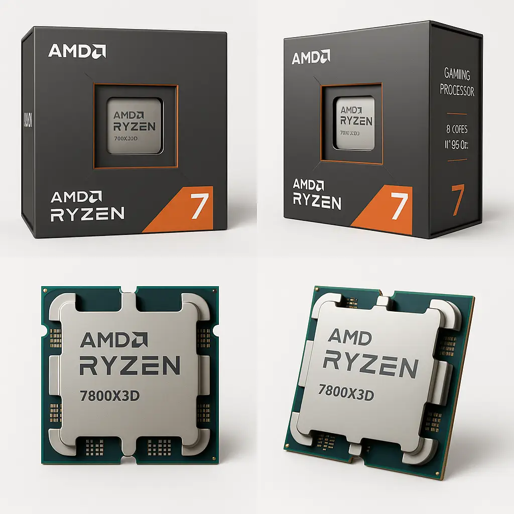 AMD Ryzen 7 7800X3D Gaming Processor, 8 Cores, Up to 5 GHz