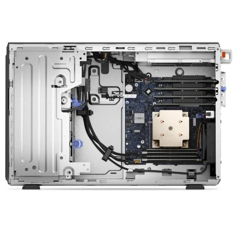 Dell PowerEdge T350 Tower Server, Intel Xeon E‑2314 4‑Core, 16GB DDR4 ECC, 2TB Hot-Plug SATA HDD, PERC H345, iDRAC9, 450W PSU, TPM 2.0
