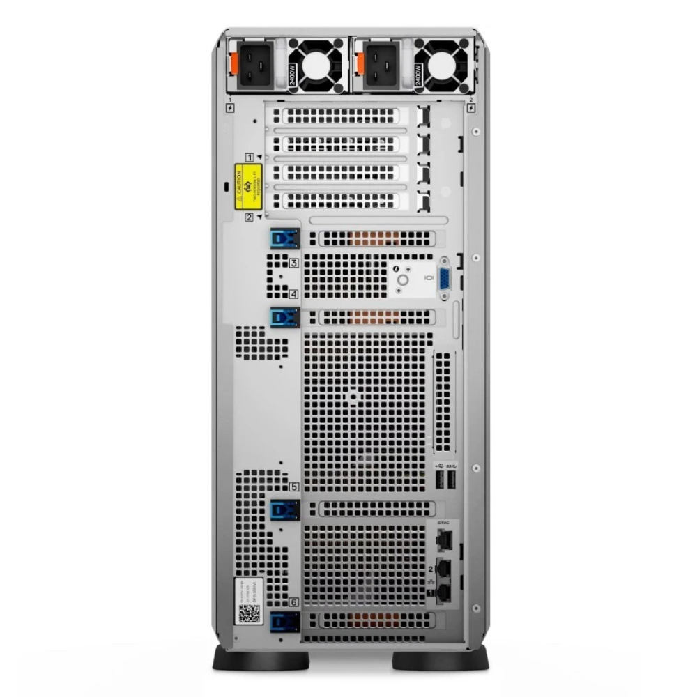 Dell PowerEdge T550 Tower Server, Xeon Silver 4310T, 16 GB DDR4, 2.4 TB SAS HDD, PERC H755, Dual Redundant PSU, iDRAC9, 3‑Year ProSupport