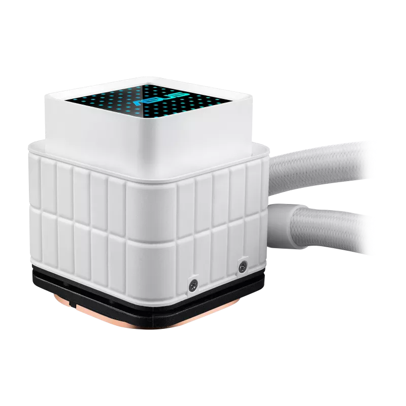 ASUS Prime LC 360 ARGB White CPU Liquid Cooler, 360 mm Radiator, 3× 120 mm PWM Fans, ARGB Lighting, Copper Base, Quiet Cooling