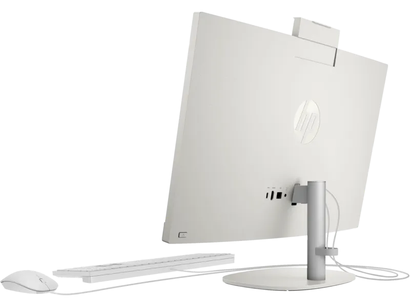 HP All-in-One 27-CR0035NY – Intel Core i5-1335U, 8GB RAM, 512GB SSD, 27" FHD IPS Display, HD Camera, DOS, Shell White – Non-Touch Desktop PC