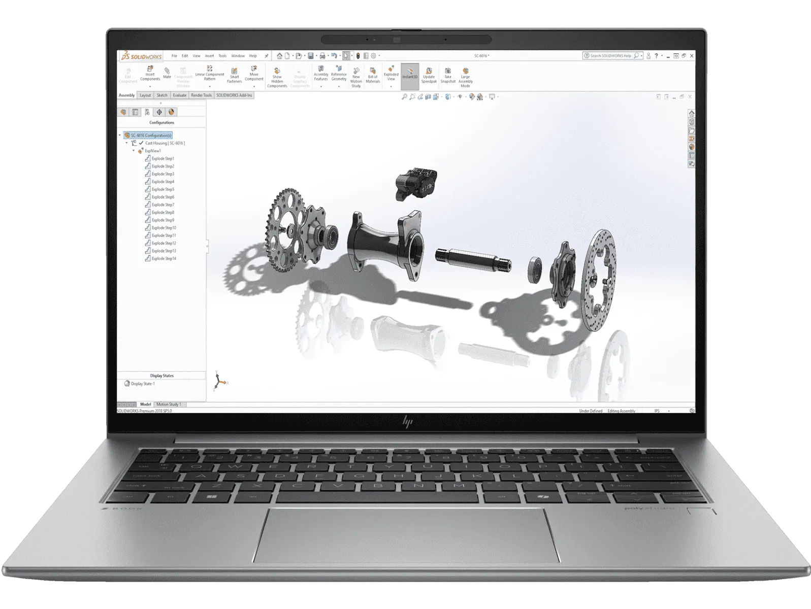 HP ZBook Firefly 14 G11 Mobile Workstation, Intel Core Ultra 7 155U, 32 GB DDR5, 1 TB SSD, NVIDIA RTX A500 4 GB, 14″ WUXGA, Win 11 Pro