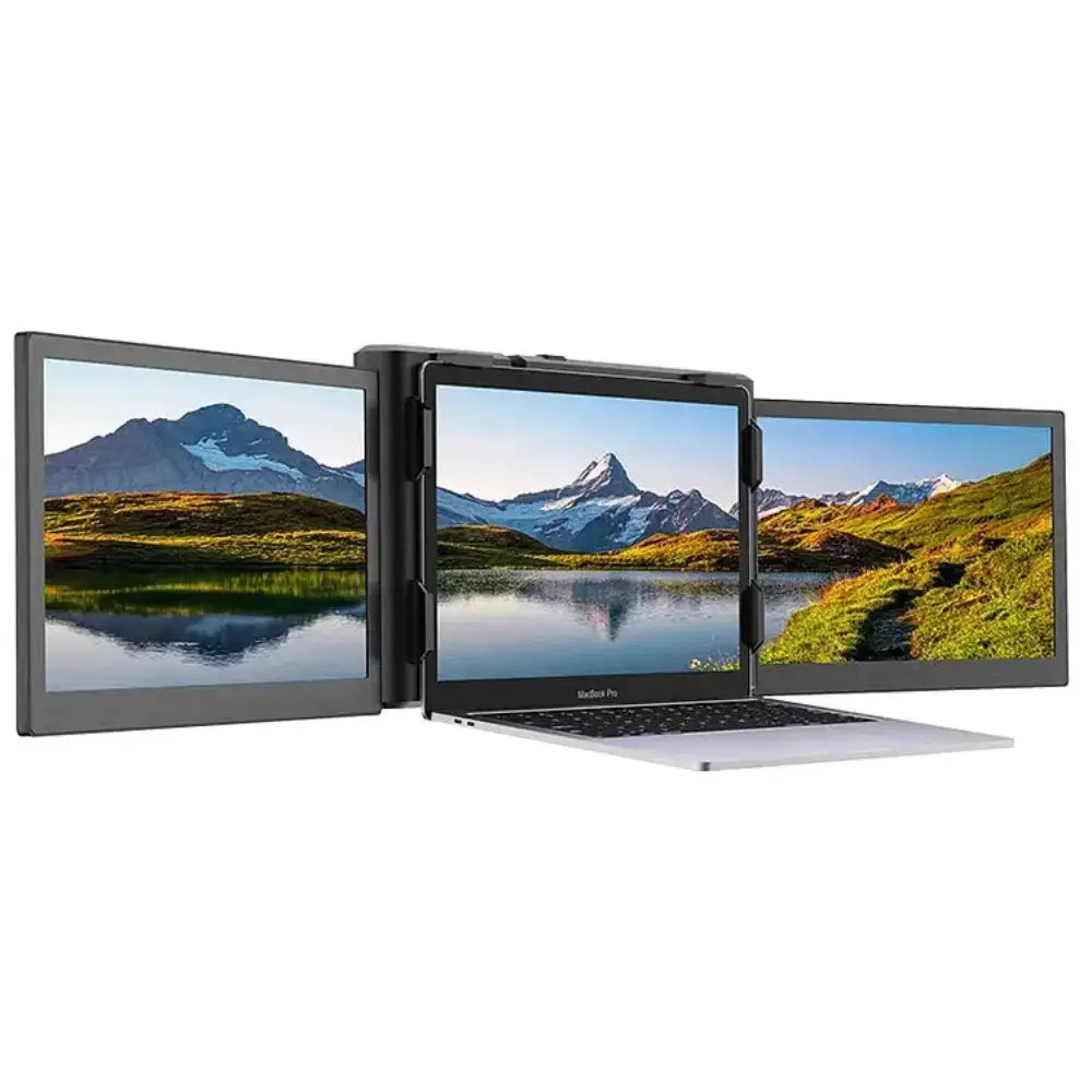 V2COM P2 Pro 13.3″ Portable Dual‑Screen Laptop Extender | FHD 1080p IPS, USB‑C/USB‑A, PD Charging