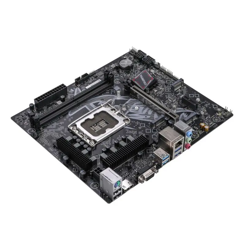 Colorful BATTLE-AX B760M-K D5 V20 Micro-ATX Motherboard | DDR5-7200 Memory Support, Dual PCIe 4.0 M.2, HDMI+VGA, Gigabit LAN, WiFi Ready