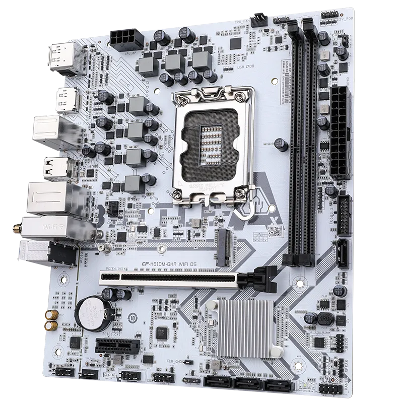 Colorful BATTLE-AX H610M-GHA WIFI D5 V20 Micro-ATX Motherboard | DDR5-5600, PCIe 3.0 M.2, HDMI+Dual DP, 2.5G LAN, WiFi 6 & Bluetooth 5.2, ARGB Sync