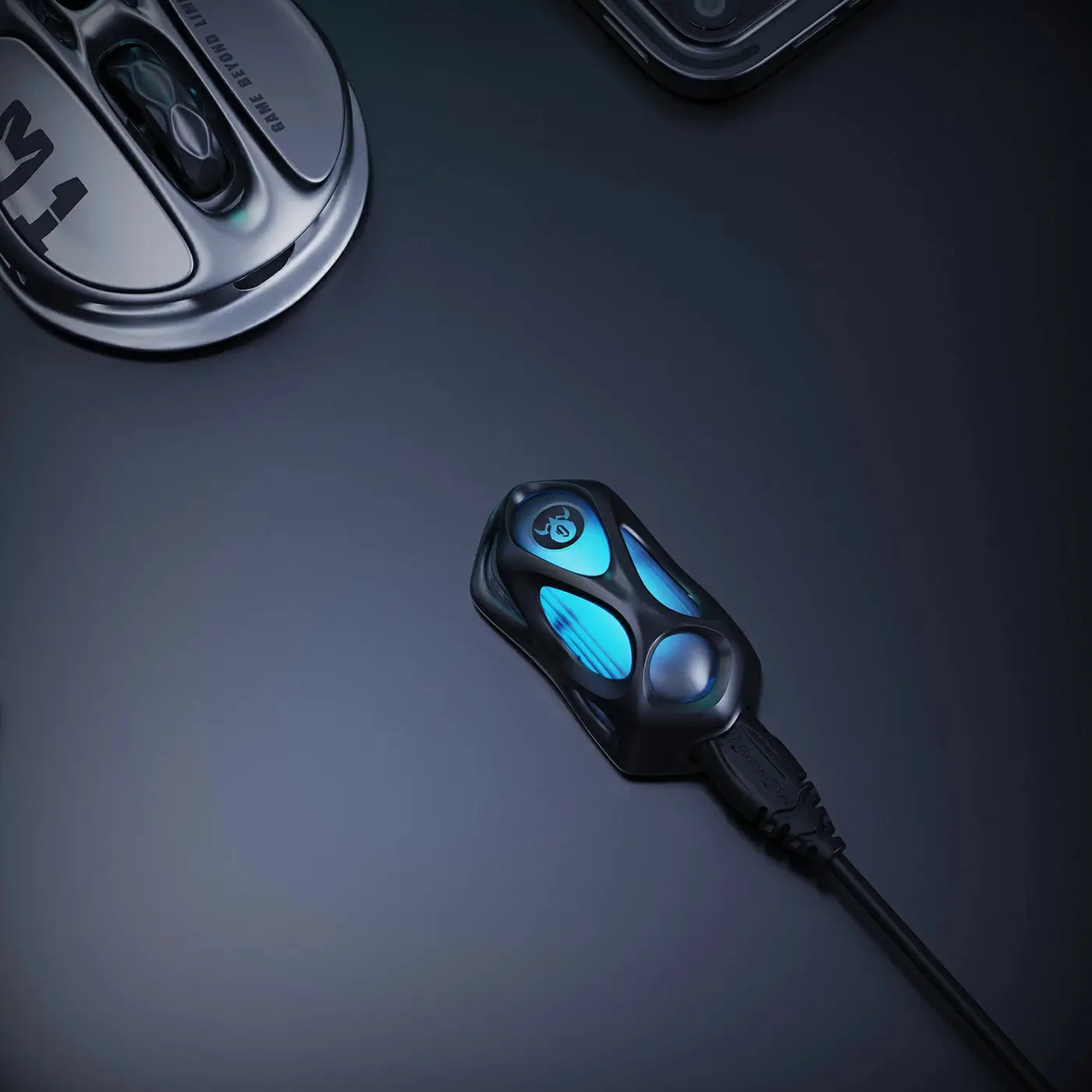 GravaStar A4_BLK 4K Wireless Dongle for Mercury M1 Pro Gaming Mouse, USB‑C, 4000Hz Polling Rate, Black