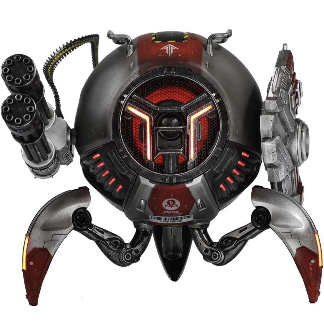 GravaStar Mars Pro Special Edition Shark 14 Bluetooth Speaker, 20W Dual Drivers, 15H Battery, RGB Lighting, USB-C, Metallic Gray