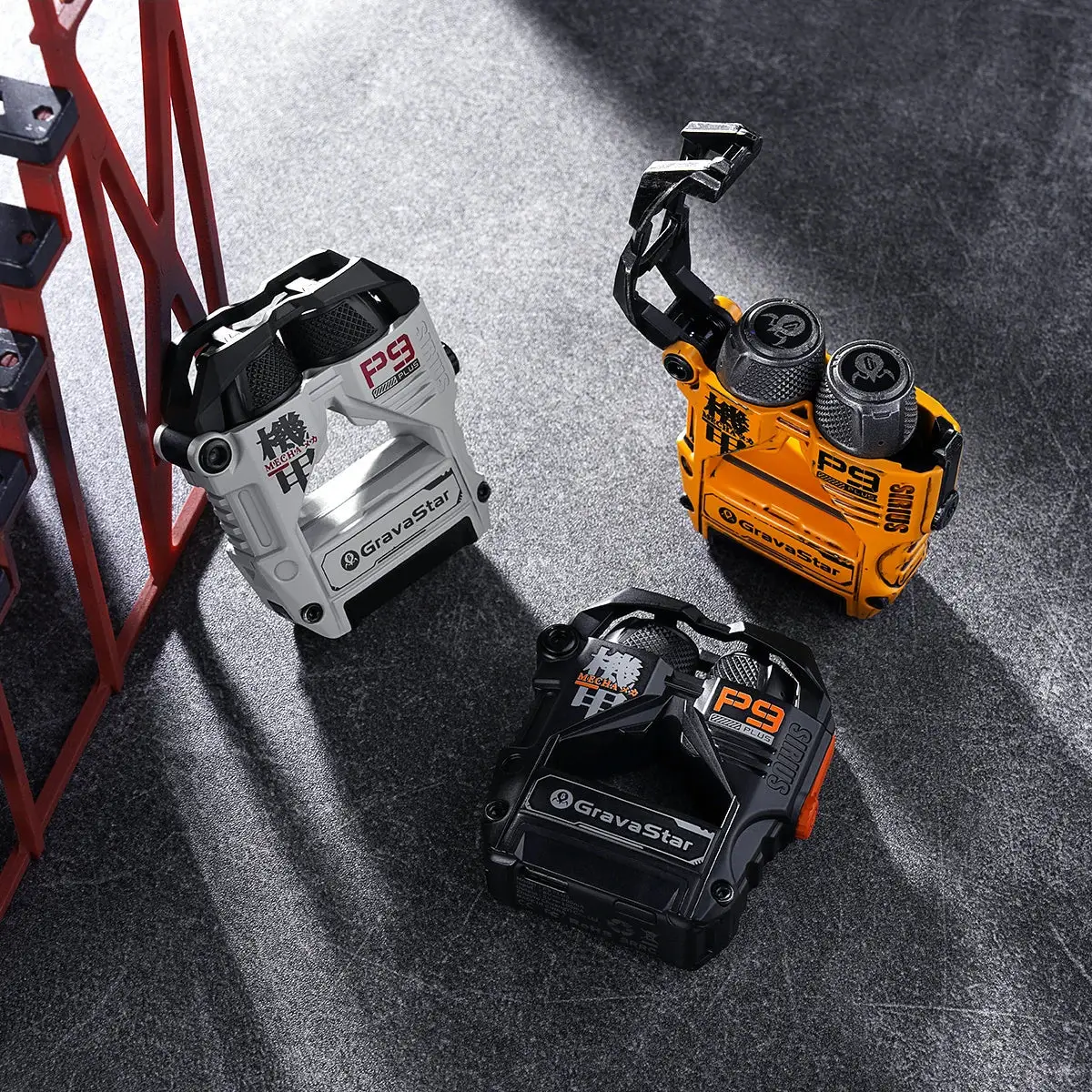 GravaStar Sirius Plus ANC TWS Earbuds, True Wireless Bluetooth 5.3, Active Noise Cancellation, Dawn White, 40H Playtime, Touch Controls | GS P9 PLUS_WHT