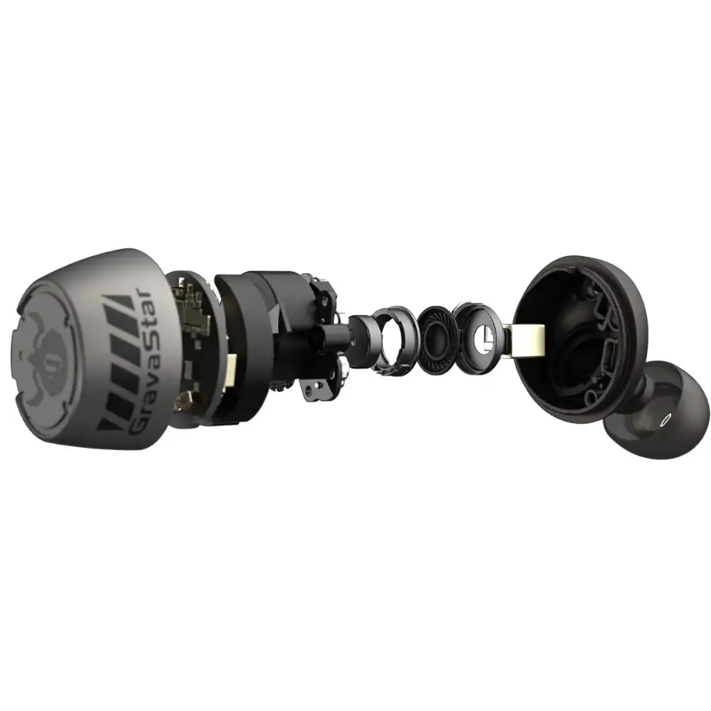 GravaStar P7 TWS Earbuds, Neon Green – True Wireless Bluetooth 5.2, ENC Mic, Deep Bass, 24H Battery, Fast Charging