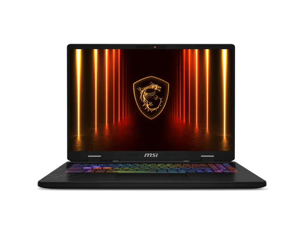 MSI CROSSHAIR 16 HX AI D2XWFKG Gaming Laptop, Intel Ultra 9 275HX, 32GB RAM, 1TB SSD, 16" QHD+ IPS 240Hz, 8GB NVIDIA RTX5060, Win 11 Home, Eng-Arab Keyboard, Cosmos Gray | 9S7-15P421-205