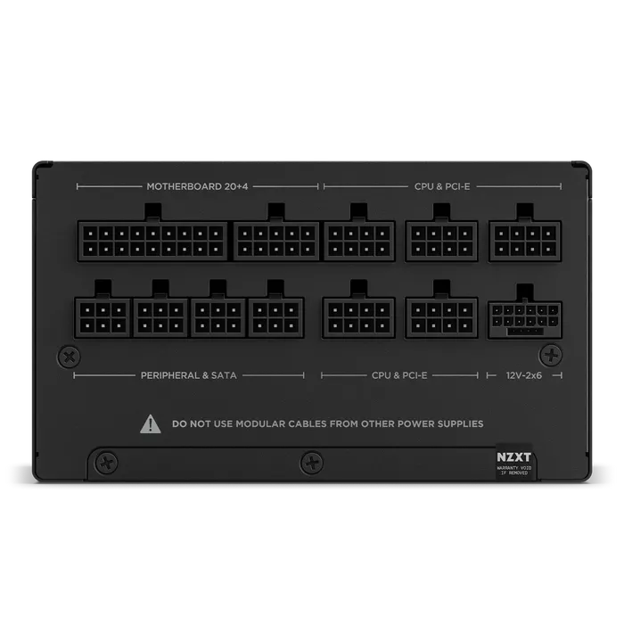 NZXT C1200 Gold ATX 3.1 – 1200W 80+ Gold Fully Modular PSU, Silent 135mm Fan, 12V-2x6 600W GPU Support, Japanese Capacitors