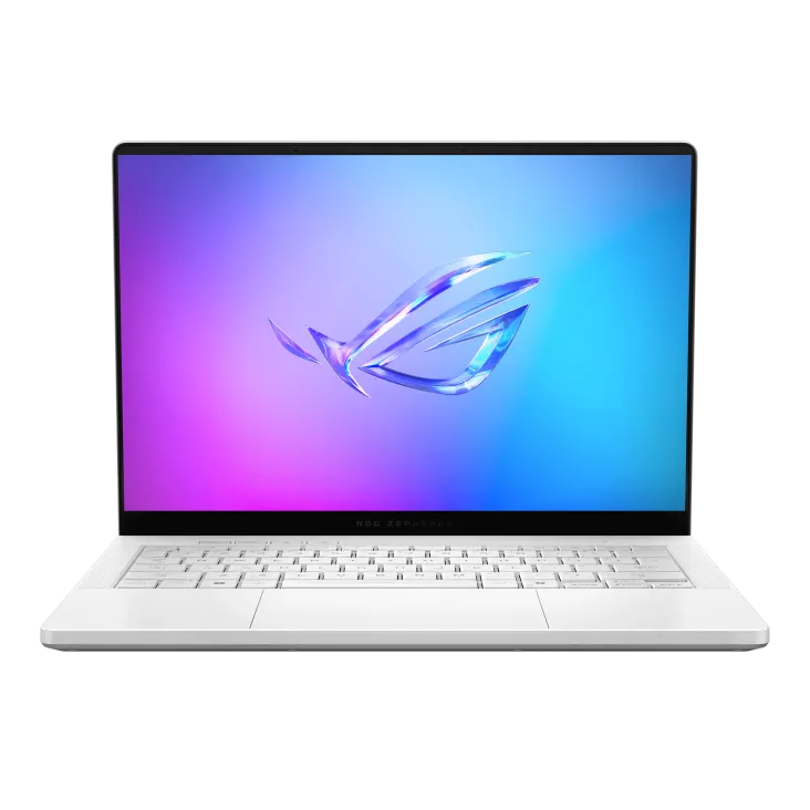 ASUS ROG Zephyrus G14 GA403UH Gaming Laptop, 14" 3K OLED 120Hz Display, AMD Ryzen 9 270, 16GB RAM, 1TB SSD, GeForce RTX 5050 8GB GPU, English-Arabic K/B, Win11, White | GA403UH-OLED9161W