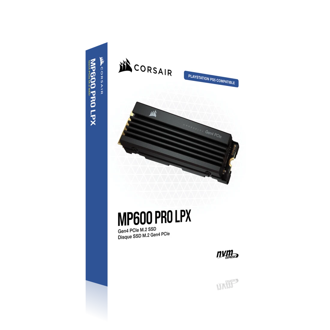Corsair MP600 PRO LPX 2TB PCIe Gen4 x4 NVMe M.2 SSD, Sequential Read Up to 7,100MB/s, Sequential Write Up to 6,800MB/s, PS5 Compatible | CSSD-F2000GBMP600PLP
