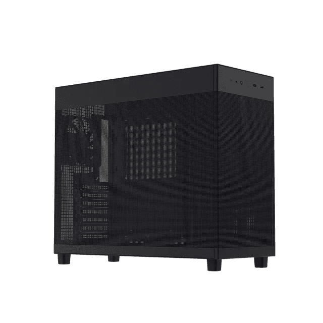 ASUS Prime AP303 - Mesh Panel Compact 44-liter ATX black Gaming Case, Graphics cards up to 360mm, 360mm radiators, ATX PSUs, Front Panel USB Type-C Support | 90DC00V3-B39000