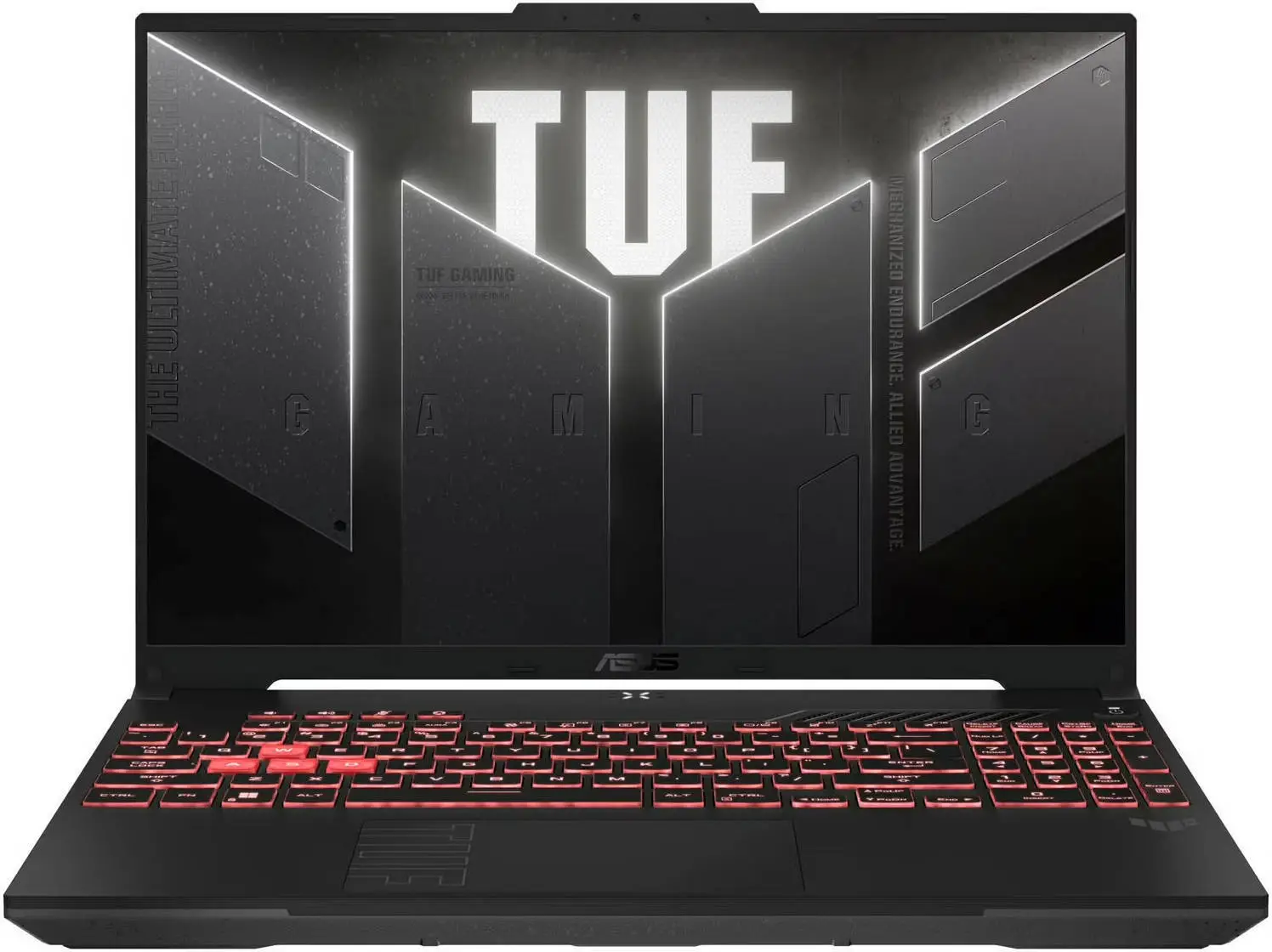 ASUS TUF Gaming A16 FA607NUQ Gaming Laptop, 16" WUXGA IPS 144Hz Display, AMD Ryzen 7 170 Processor, 16GB RAM, 1TB SSD, NVIDIA GeForce RTX 4050 6GB GPU, Windows 11 Home, English-Arabic Keyboard, Mecha Gray | FA607NUQ-RL001W