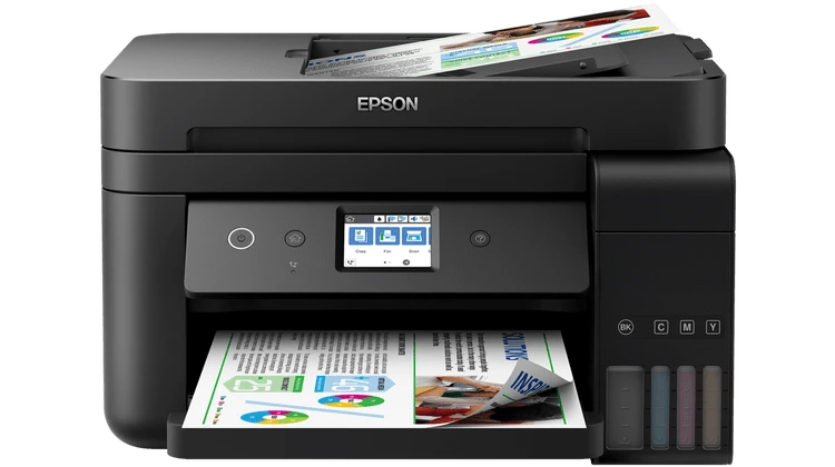 Epson EcoTank L6290 Wireless A4 Colour All-in-One Printer, Duplex, Print, Copy, Scan, Fax, Ink Tank, Black