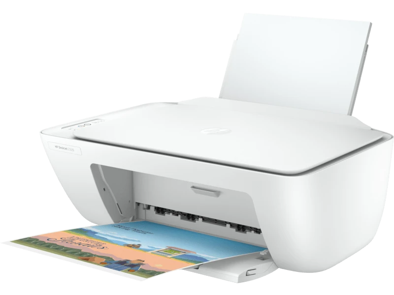 HP DeskJet 2320 All‑in‑One Printer, Print‑Copy‑Scan, Compact Design, USB, White