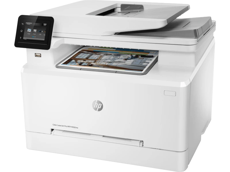 HP Color LaserJet Pro MFP M282nw Wireless Laser Printer, A4, Print Copy Scan, 21 ppm, 600x600 dpi, USB, Wi-Fi, Compact Design | 7KW72A
