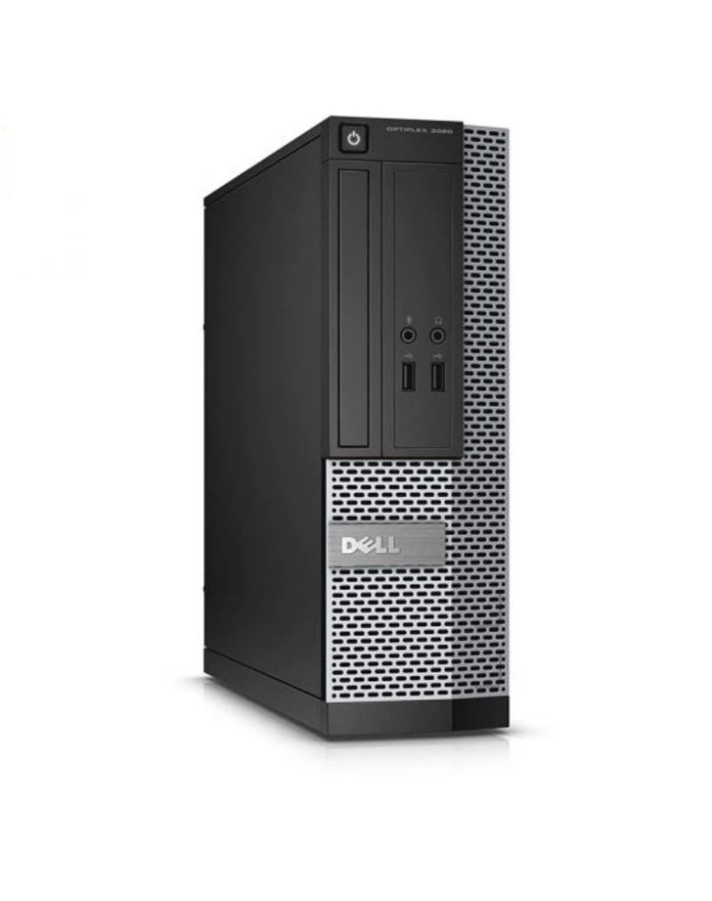 Used Dell OptiPlex SFF Desktop PC, Intel Core i5 4th Gen, 8GB RAM, 256GB SSD, DVDRW, Windows 10 Pro, Compact Black Chassis