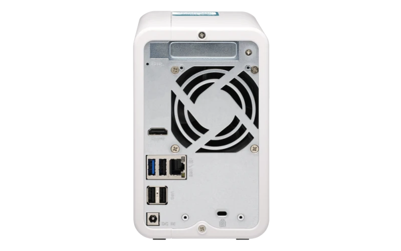 QNAP TS-251D-4G 2 Bay Home NAS - Intel® Celeron® J4005 CPU and One 1GbE Port | TS-251D-4G