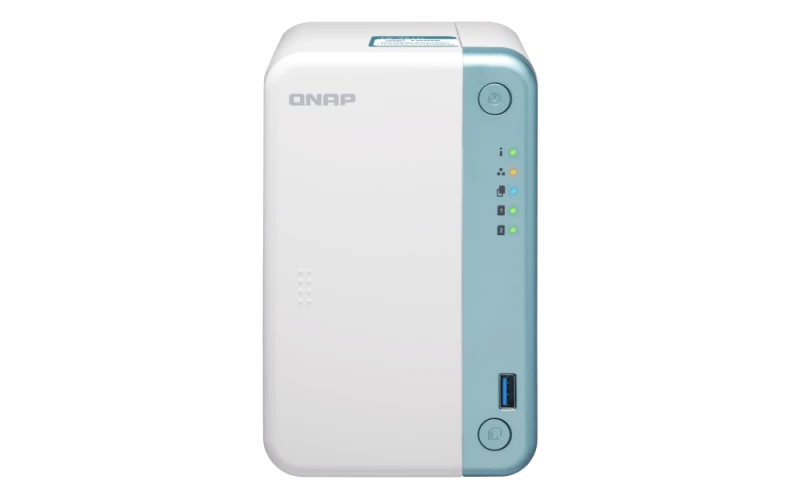 QNAP TS-251D-4G 2 Bay Home NAS - Intel® Celeron® J4005 CPU and One 1GbE Port | TS-251D-4G