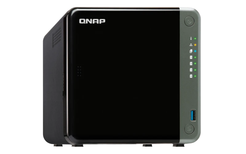 QNAP TS-453D-4G 4-bay NAS for professionals - Intel Celeron J4125 CPU and two 2.5GbE ports | TS-453D-4G