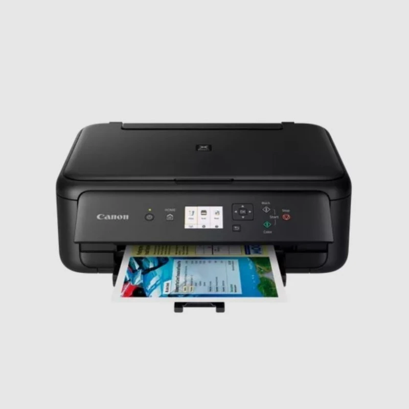Canon PIXMA TS5150 All-in-One Wireless Inkjet Printer, A4 Color Print, Copy, Scan, USB & Wi-Fi, Black