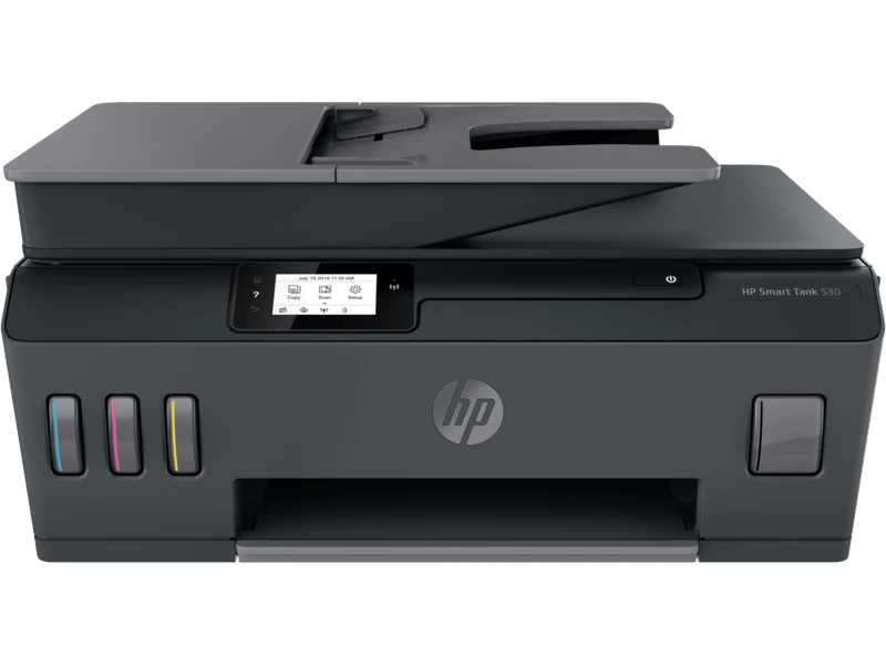 HP Smart Tank 530 Wireless All‑in‑One Printer A4, Print‑Copy‑Scan, ADF, Dual‑Band Wi‑Fi, Bluetooth LE, Gray