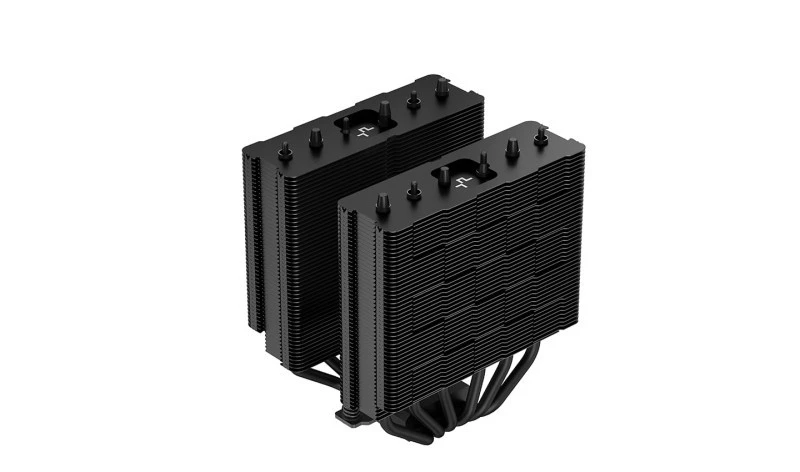 DeepCool AG620 BK ARGB CPU Cooler, Dual-Tower, 120 mm PWM Fans, 260 W TDP, Black, R‑AG620‑BKANMN‑G‑2