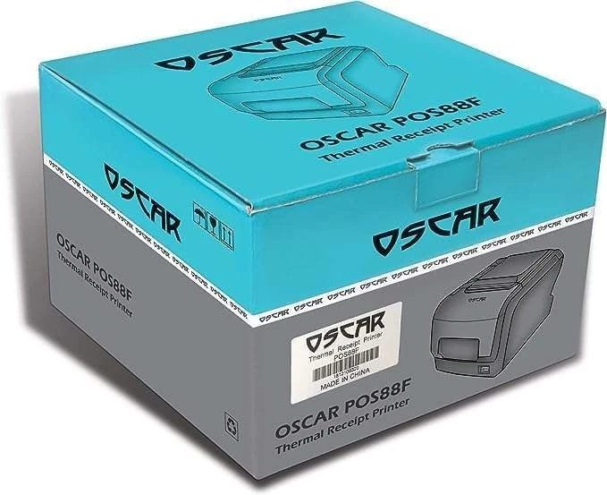 OSCAR POS88F Thermal Receipt Printer, 80mm, USB + Serial + Ethernet, Auto-Cutter, ESC/POS, Kitchen Beep Alert, Reliable POS Printing | POS88F