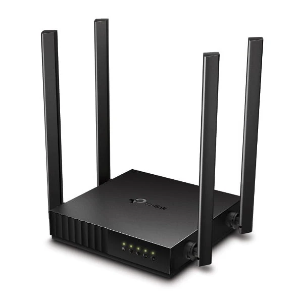 TP-Link Archer C54 Dual-Band Wi-Fi Router, AC1200, 5GHz + 2.4GHz, 4 x Gigabit Ports, High-Speed Internet, MU-MIMO, Parental Controls, Easy Setup, Ideal for Streaming