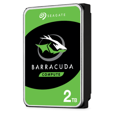 Seagate BarraCuda 2TB Internal HDD, 3.5", SATA 6Gb/s, 7200 RPM, 64MB Cache, Desktop Hard Drive | ST2000DMZ08