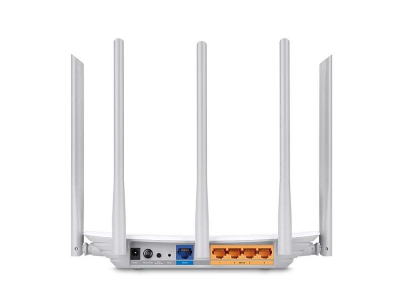 TP-Link Archer C60 AC1350 Wireless Dual Band Router, 802.11ac, 5GHz/2.4GHz, 4x Antennas, High-Speed Internet, Secure Wi-Fi, MU-MIMO Technology, Gigabit Ports