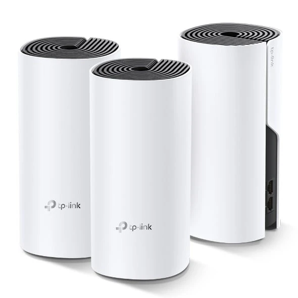 TP-Link Deco M4 AC1200 Whole Home Mesh Wi-Fi System, 3-Pack, White, Dual-Band, Up to 4,000 Sq Ft Coverage