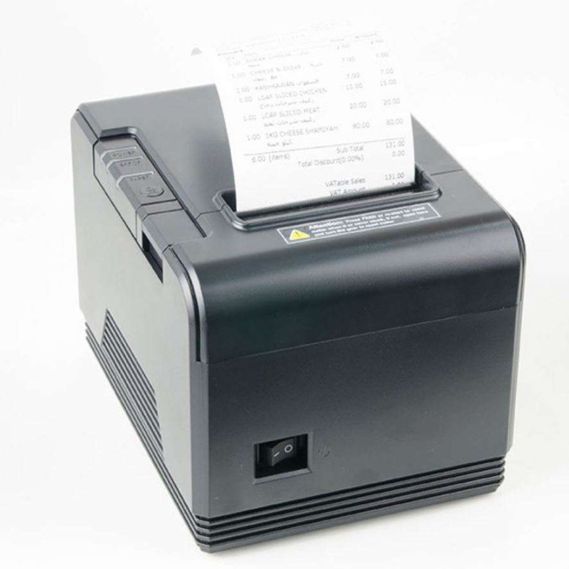 iCE IRP 260 Thermal Receipt Printer, 80 mm Roll, 72 mm Print Width, Up to 260 mm/sec, USB + Serial + Ethernet Interfaces, ESC/POS Compatible