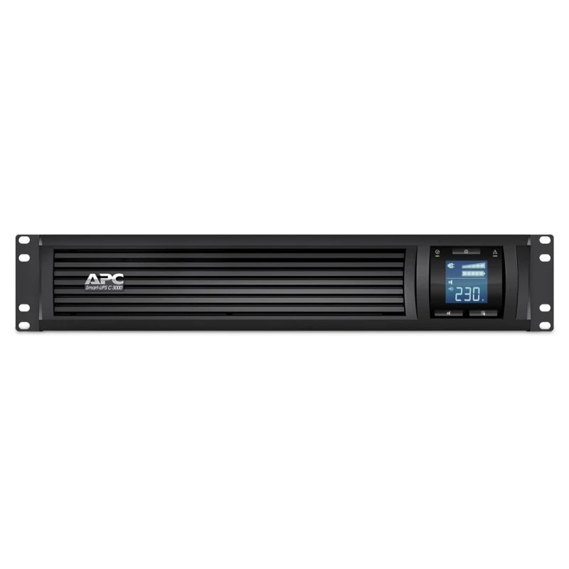 APC Smart-UPS C 3000VA / 2100W Line-Interactive Pure Sine Wave 2U Rackmount UPS, Black | SMC3000RMI2U