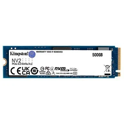 Kingston NV2 500GB M.2 2280 NVMe SSD, PCIe 4.0, High-Speed Internal Solid State Drive