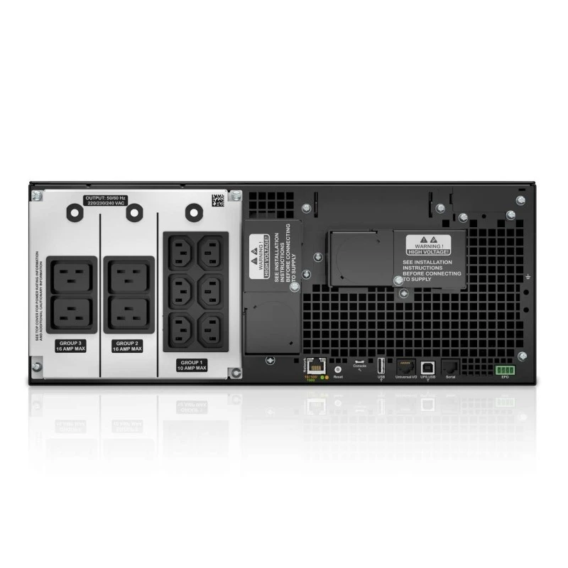APC SRT6KRMXLI Smart-UPS, 6000VA, 6000W, 230V, 4U Rackmount, Online UPS, Pure Sine Wave