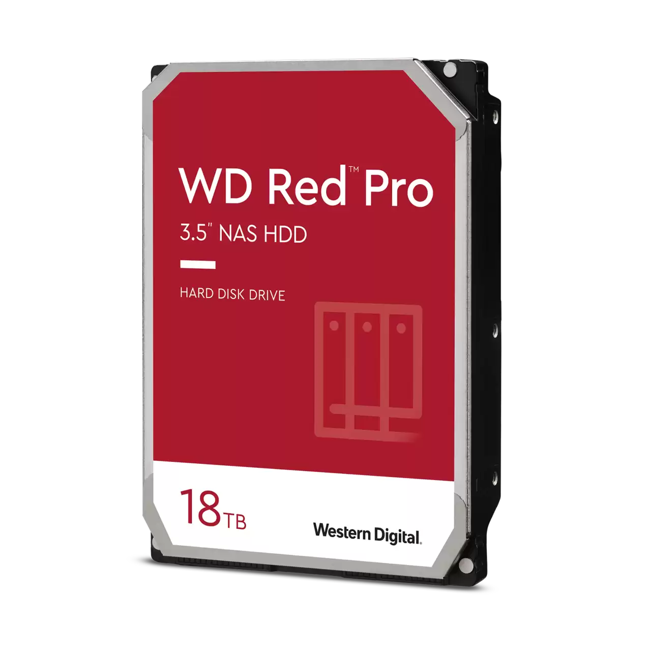 WD Red Pro 18TB NAS HDD, 3.5" Internal, SATA III 6Gb/s, 7200RPM, 512MB Cache, Up to 272MB/s Transfer Rate | WD181KFGX