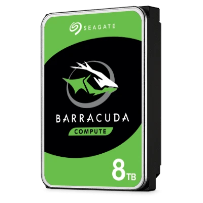 Seagate BarraCuda 8TB 3.5" Internal Hard Drive, SATA 6Gb/s, 5400RPM, 256MB Cache, Up to 190MB/s Read Speed | ST8000DM004