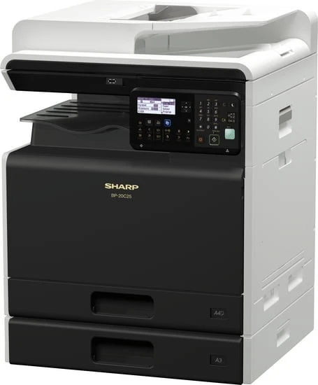 Sharp BP-20C20 A3 Black & White Multifunction Photocopier, Print, Copy, Scan, Fax, 20ppm, USB & Network Ready, Compact Design, BP-20C20