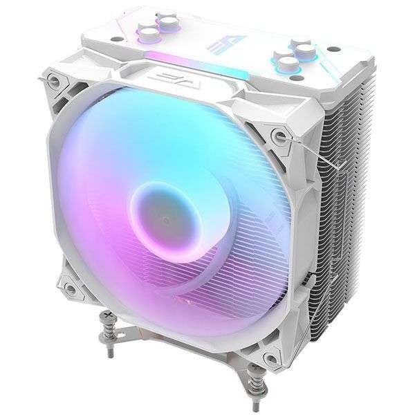 GAMDIAS BOREAS E1‑210 LITE CPU Air Cooler, 92 mm High‑Airflow PWM Fan, 2 Copper Heatpipes, Direct Contact, LED Lighting, 2200 RPM, 34.6 CFM, 1.91 mm H₂O,