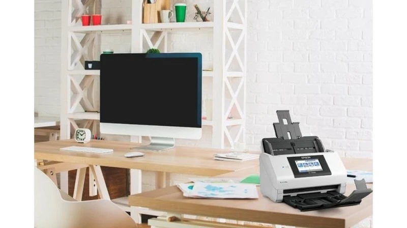 Epson DS-790WN A4 Network Document Scanner, 45ppm, 100-Sheet ADF, Touchscreen, Wi-Fi, USB 3.2, Duplex, Secure Login | B11B265401BB