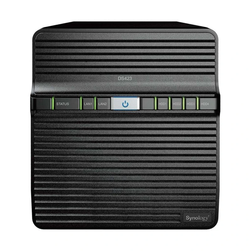 Synology DiskStation DS423 4-Bay NAS, Quad-Core 1.7GHz, 2GB RAM, 2xLAN, USB 3.2