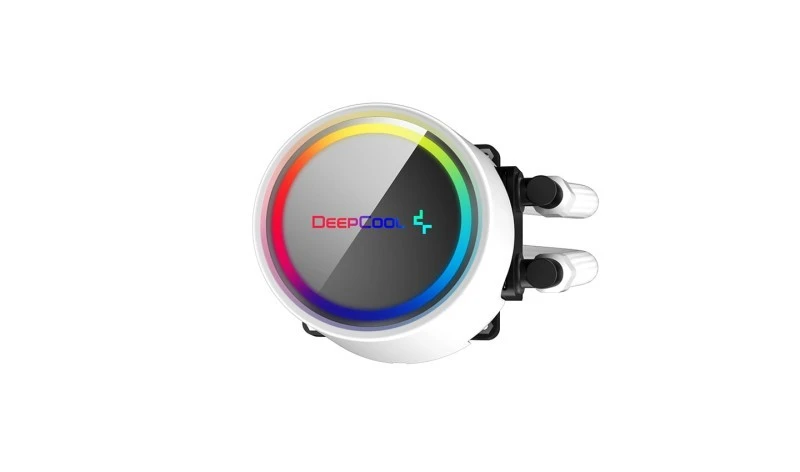 Deepcool GAMMAXX L360 A-RGB WH AIO Liquid Cooler, 500-1800 RPM Fan, 69.34 CFM, Hydro Bearing, 4-Pin PWM, White