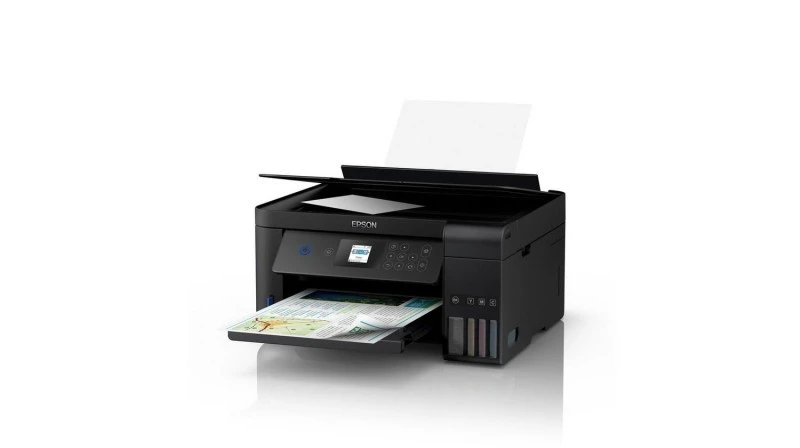Epson EcoTank L4160 Wireless A4 Color Printer, Print, Copy, Scan, Ink Tank System, Compact Black