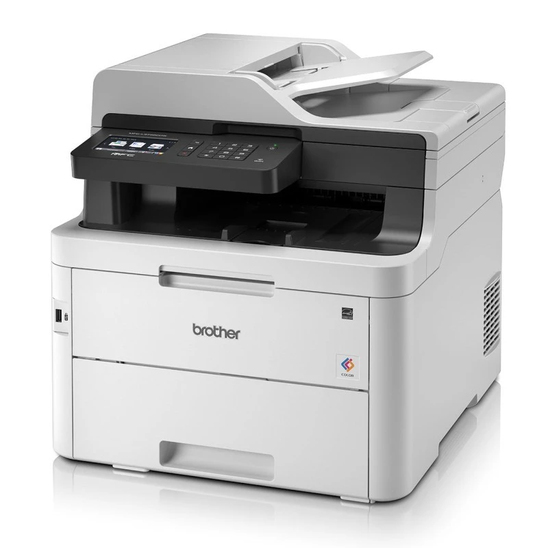 Brother MFC-L3750CDW Color Laser Multifunction Printer, A4, 24 ppm Print Speed, Wireless, Duplex, Scan, Copy, Fax, 3.7" Touchscreen Display