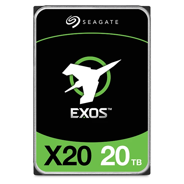 Seagate Exos X20 20TB 3.5" Enterprise HDD, SATA 6Gb/s, 7200RPM, 256MB Cache, 285MB/s, 512e Format | ST20000NM007D