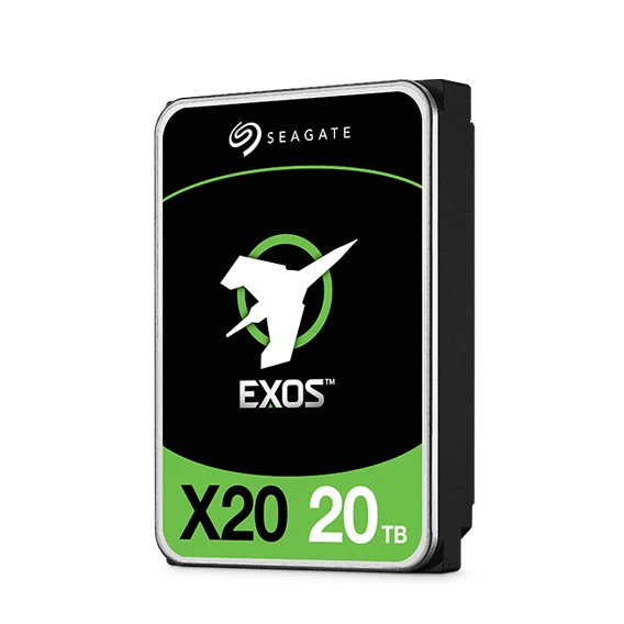 Seagate Exos X20 20TB 3.5" Enterprise HDD, SATA 6Gb/s, 7200RPM, 256MB Cache, 285MB/s, 512e Format | ST20000NM007D